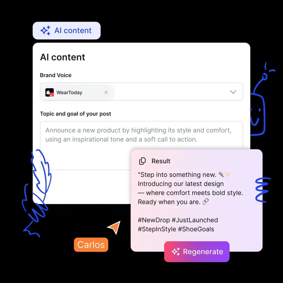 AI made for social media managers.