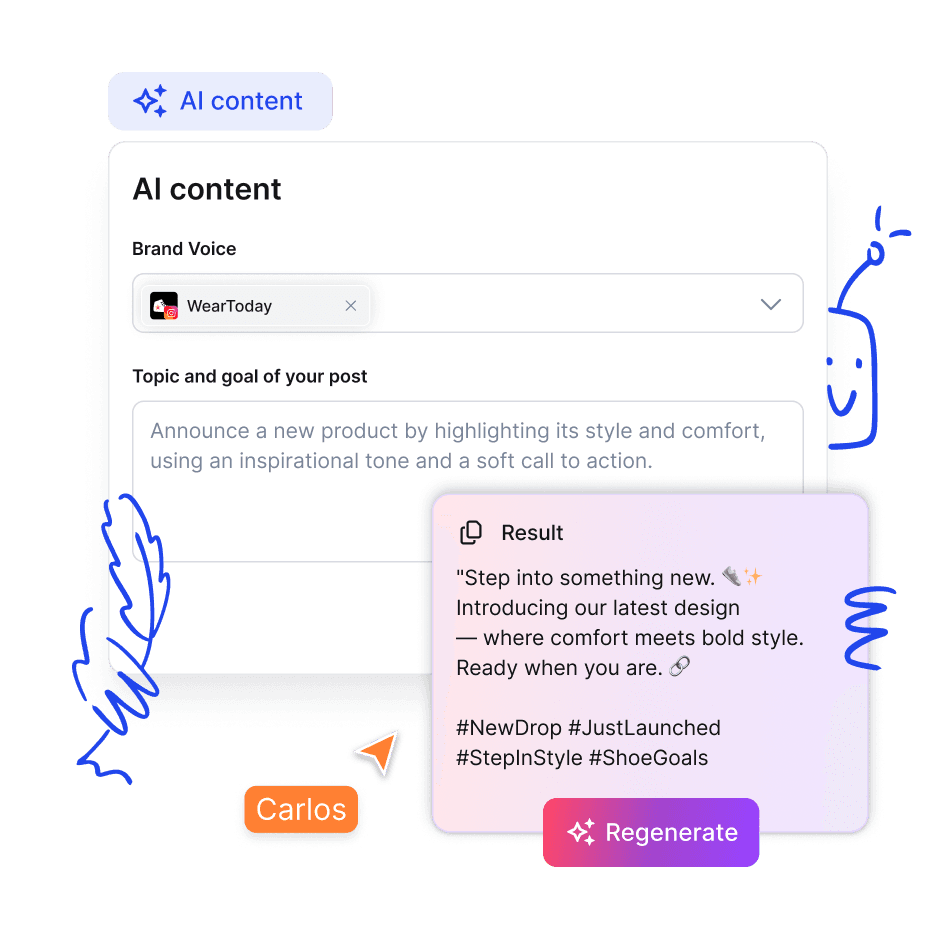 AI made for social media managers.