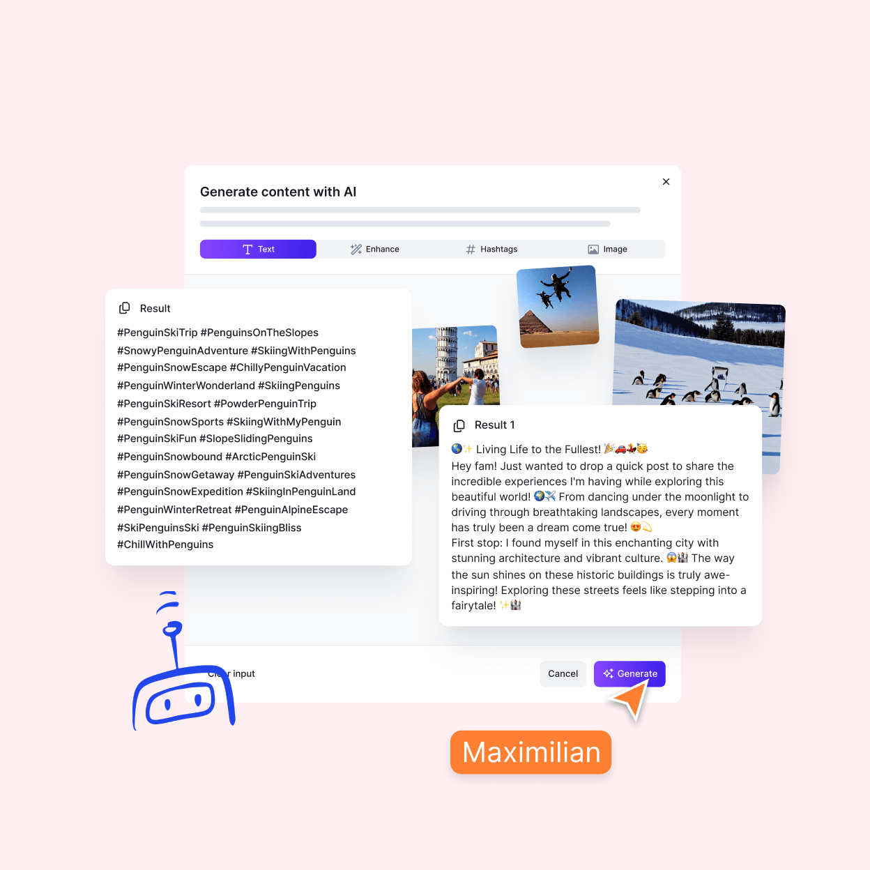 AI writing assistant at your service.